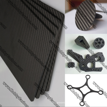 Plaques en verre carbone mat brillant Hobby Toy